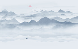 新中式山水画