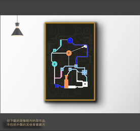 轻奢装饰画芯