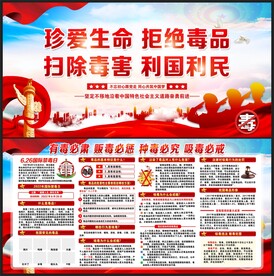 禁毒展板