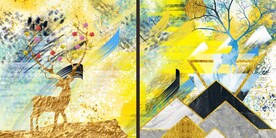 抽象油画