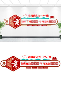 阅读文化墙