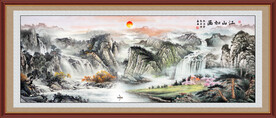 江山如画源远流长国画