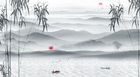 水墨江南画