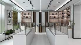 烟酒店效果图