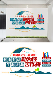 阅览室文化墙