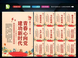 共青团展板 