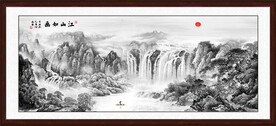 水墨山水画