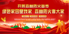 森林防火展板