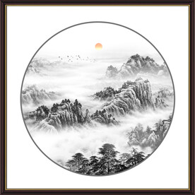 新中式山水画