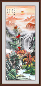 玄关山水画