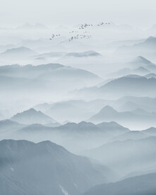 竖幅山水画