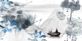 禅意水墨画