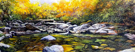 山水风景油画