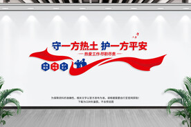 保安公司文化墙