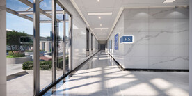 办公室过道效果图