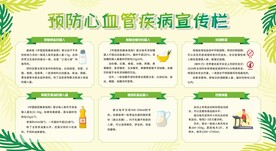 预防高血压宣传栏