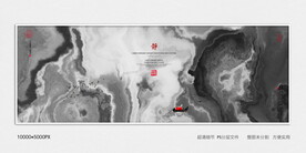 黑白水墨画