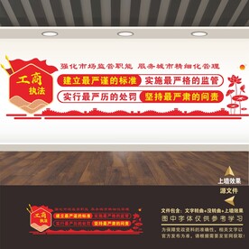 市场监督管理局文化墙