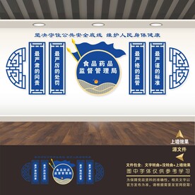 食品药品监督管理局展板文化墙