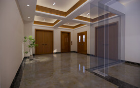 电梯厅效果图