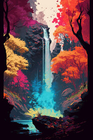 满山秋色