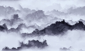 扎染 山水画