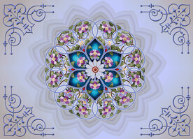 欧式花纹