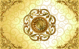 金色花纹