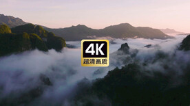 远山山谷云海美景