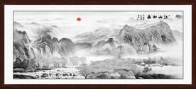 国画山水画