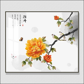 牡丹国画