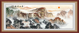 五岳独尊泰山日出