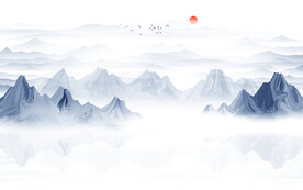 禅意山水画