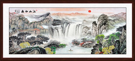 中堂山水画