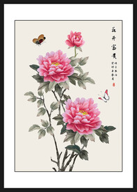 牡丹国画
