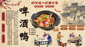 啤酒鸭背景墙