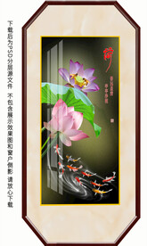 高清荷花玄关