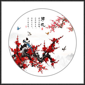 国画梅花