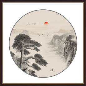 新中式山水画