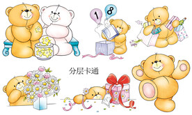 卡通小熊 