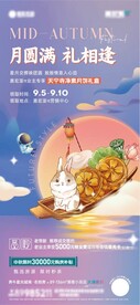 地产中秋海报