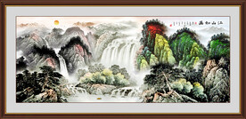 国画山水
