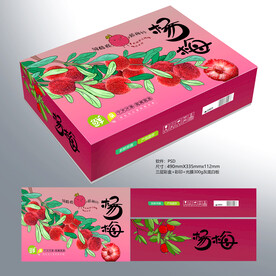 杨梅包装盒