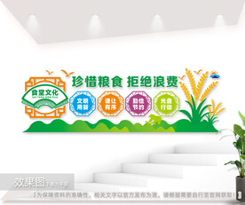 食堂标语文化墙图片
