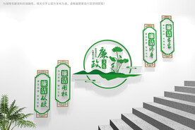 廉政楼梯文化墙