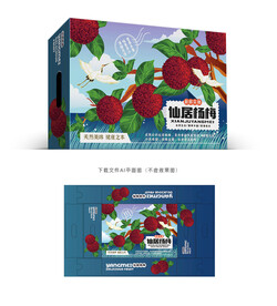 仙居杨梅彩盒