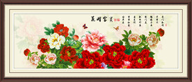 国画牡丹