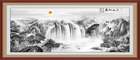 国画山水画