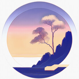 新中式抽象画