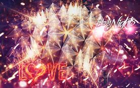 夜店音乐背景装饰画